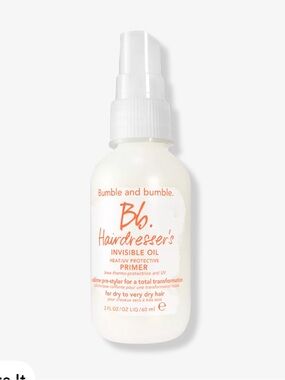 Bumble and Bumble Hairdresser’s Invisible Oil Heat/UV Protective Primer